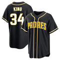 Silnrao S.Diego Padres #34 Michael King Player Black 2026 Fashion Home Stitched Jerseys
