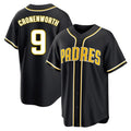 Silnrao S.Diego Padres #9 Jake Cronenworth Player Black 2026 Fashion Home Stitched Jerseys