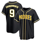 Silnrao S.Diego Padres #9 Jake Cronenworth Player Black 2026 Fashion Home Stitched Jerseys