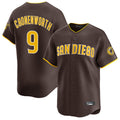 Silnrao S.Diego Padres #9 Jake Cronenworth Player Brown Home Limited Stitched Jerseys