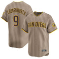 Silnrao S.Diego Padres #9 Jake Cronenworth Player Khaki Home Limited Stitched Jerseys