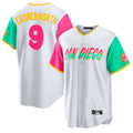Silnrao S.Diego Padres #9 Jake Cronenworth Player White City Connect Home Game Stitched Jerseys