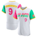 Silnrao S.Diego Padres #9 Jake Cronenworth Player White City Connect Home Limited Elite Stitched Jerseys