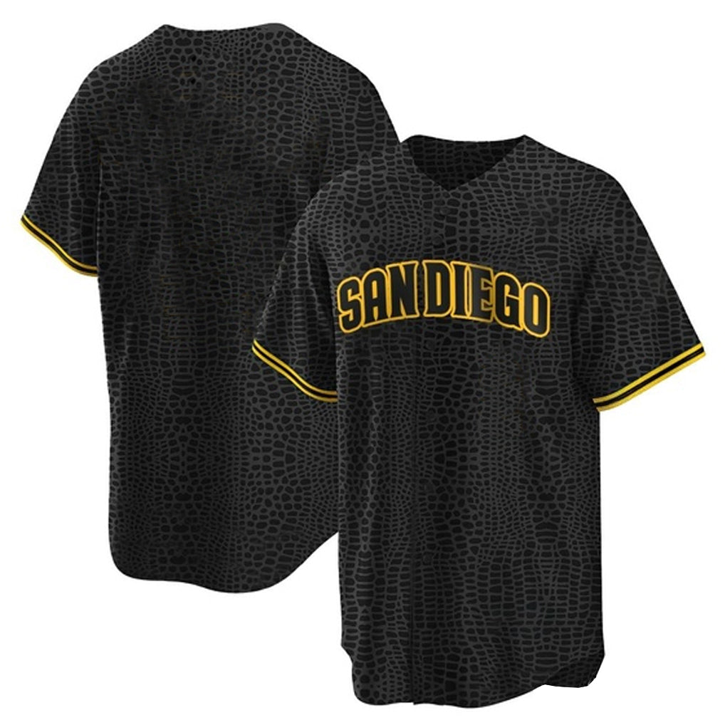 Silnrao S.Diego Padres ## Diego Padres Blank Player Black Snake Skin City Home Game Stitched Jerseys