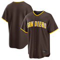 Silnrao S.Diego Padres ## Diego Padres Blank Player Brown Home Game Stitched Jerseys