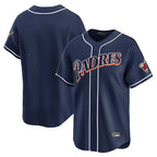Silnrao S.Diego Padres ## Diego Padres Blank Player Navy Cooperstown Collection Limited Stitched Jerseys