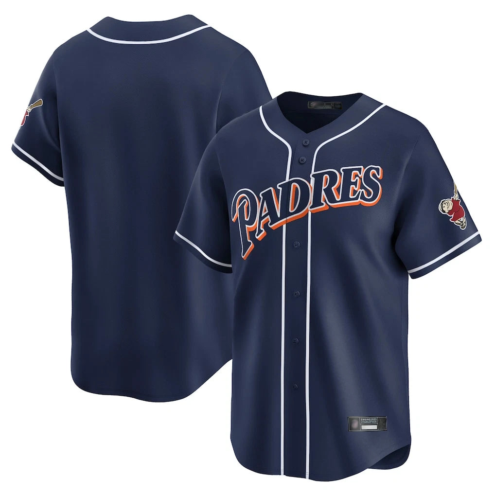 Silnrao S.Diego Padres ## Diego Padres Blank Player Navy Cooperstown Collection Limited Stitched Jerseys