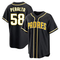 Silnrao S.Diego Padres #58 Wandy Peralta Player Black 2026 Fashion Home Stitched Jerseys