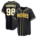 Silnrao S.Diego Padres #98 Randy Vasquez Player Black 2026 Fashion Home Stitched Jerseys