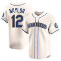 Silnrao S.Mariners #12 Josh Naylor Player Cream Home Limited Stitched Jerseys