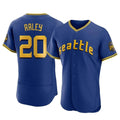 Silnrao S.Mariners #20 Luke Raley Player Royal City Connect Home Limited Elite Stitched Jerseys