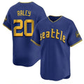 Silnrao S.Mariners #20 Luke Raley Player Royal City Connect Home Limited Stitched Jerseys