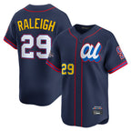 Silnrao S.Mariners #29 Cal Raleigh Player Navy American League All-Star Edition Limited Stitched Jerseys