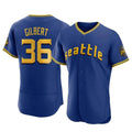 Silnrao S.Mariners #36 Logan Gilbert Player Royal City Connect Home Limited Elite Stitched Jerseys
