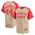 Silnrao S.Mariners #44 Julio Rodriguez Player Cream American League All-Star Game Limited Stitched Jerseys