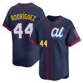 Silnrao S.Mariners #44 Julio Rodriguez Player Navy American League All-Star Edition Limited Stitched Jerseys