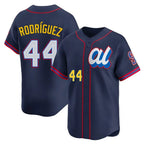 Silnrao S.Mariners #44 Julio Rodriguez Player Navy American League All-Star Edition Limited Stitched Jerseys