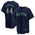 Silnrao S.Mariners #44 Julio Rodr¨ªguez Player Navy Home Game Stitched Jerseys