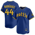 Silnrao S.Mariners #44 Julio Rodriguez Player Royal City Connect Home Limited Stitched Jerseys