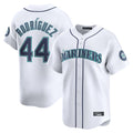 Silnrao S.Mariners #44 Julio Rodriguez Player White Home Limited Stitched Jerseys