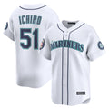 Silnrao S.Mariners #51 Ichiro Suzuki Player White 2025 National Hall of Fame Home Limited Stitched Jerseys