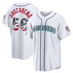 Silnrao S.Mariners #56 Randy Arozarena White 2026 All-Star Edition Stars & Stripes Stadium Jerseys