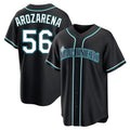 Silnrao S.Mariners #56 Randy Arozarena Player Black Fashion Home Limited Stitched Jerseys