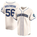 Silnrao S.Mariners #56 Randy Arozarena Player Cream Home Limited Stitched Jerseys