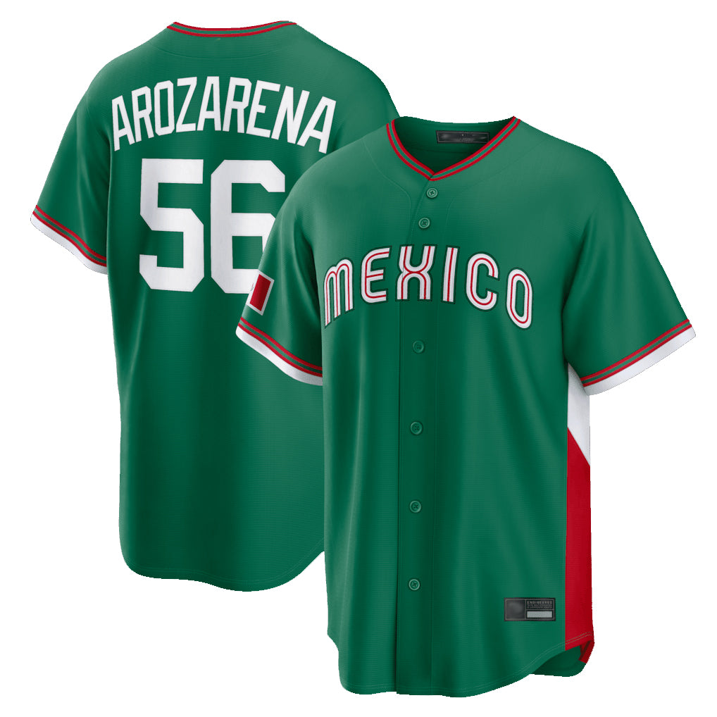 Silnrao S.Mariners #56 Randy Arozarena Player Green 2026 World Classic Limited Stitched Jerseys
