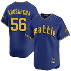 Silnrao S.Mariners #56 Randy Arozarena Player Royal City Connect Home Limited Stitched Jerseys