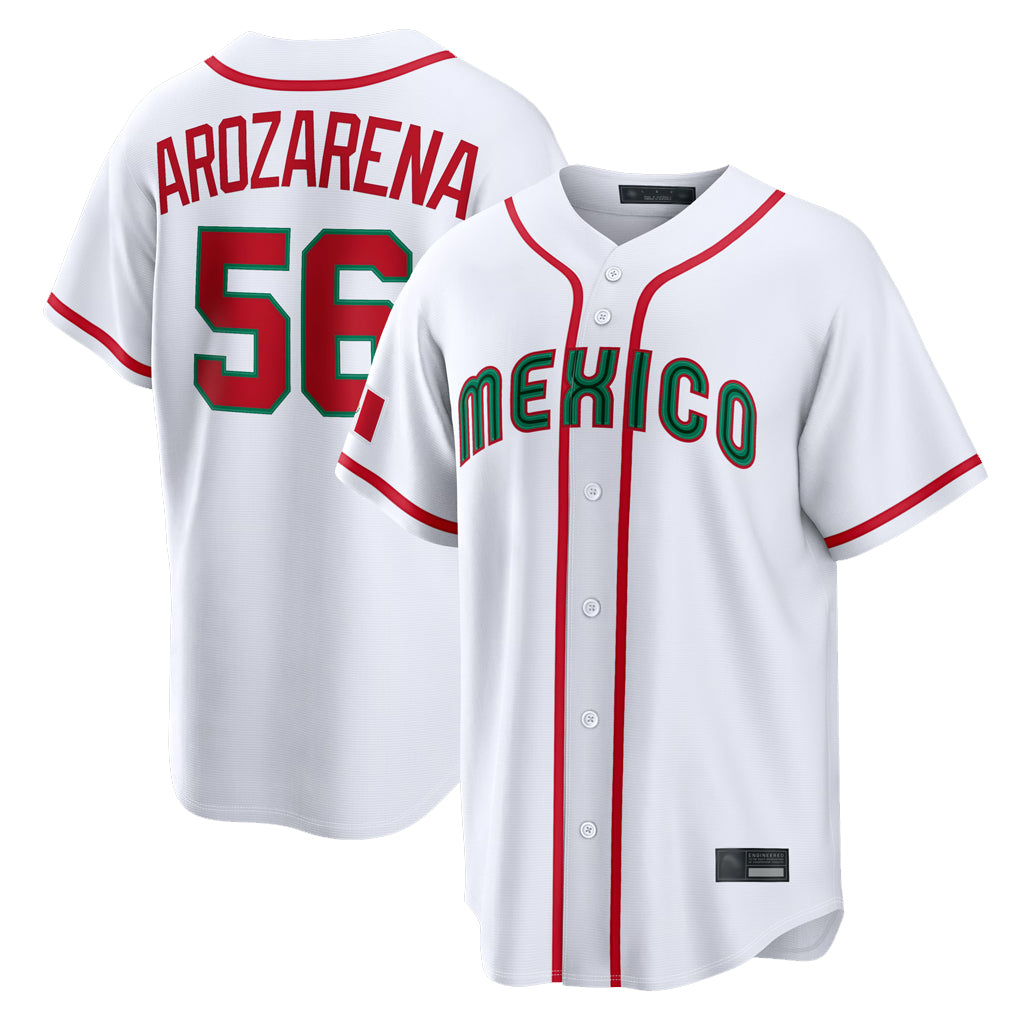 Silnrao S.Mariners #56 Randy Arozarena Player White 2026 World Classic Limited Stitched Jerseys