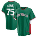 Silnrao S.Mariners #75 Andres Munoz Player Green 2026 World Classic Road Home Limited Stitched Jerseys