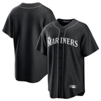 Silnrao S.Mariners ## Mariners Blank Player Black Home Limited Stitched Jerseys