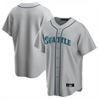 Silnrao S.Mariners ## Mariners Blank Player Gray Home Game Stitched Jerseys