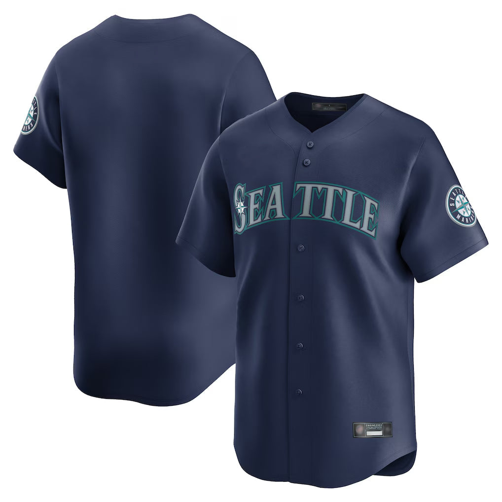 Silnrao S.Mariners ## Mariners Blank Player Navy Home Limited Stitched Jerseys