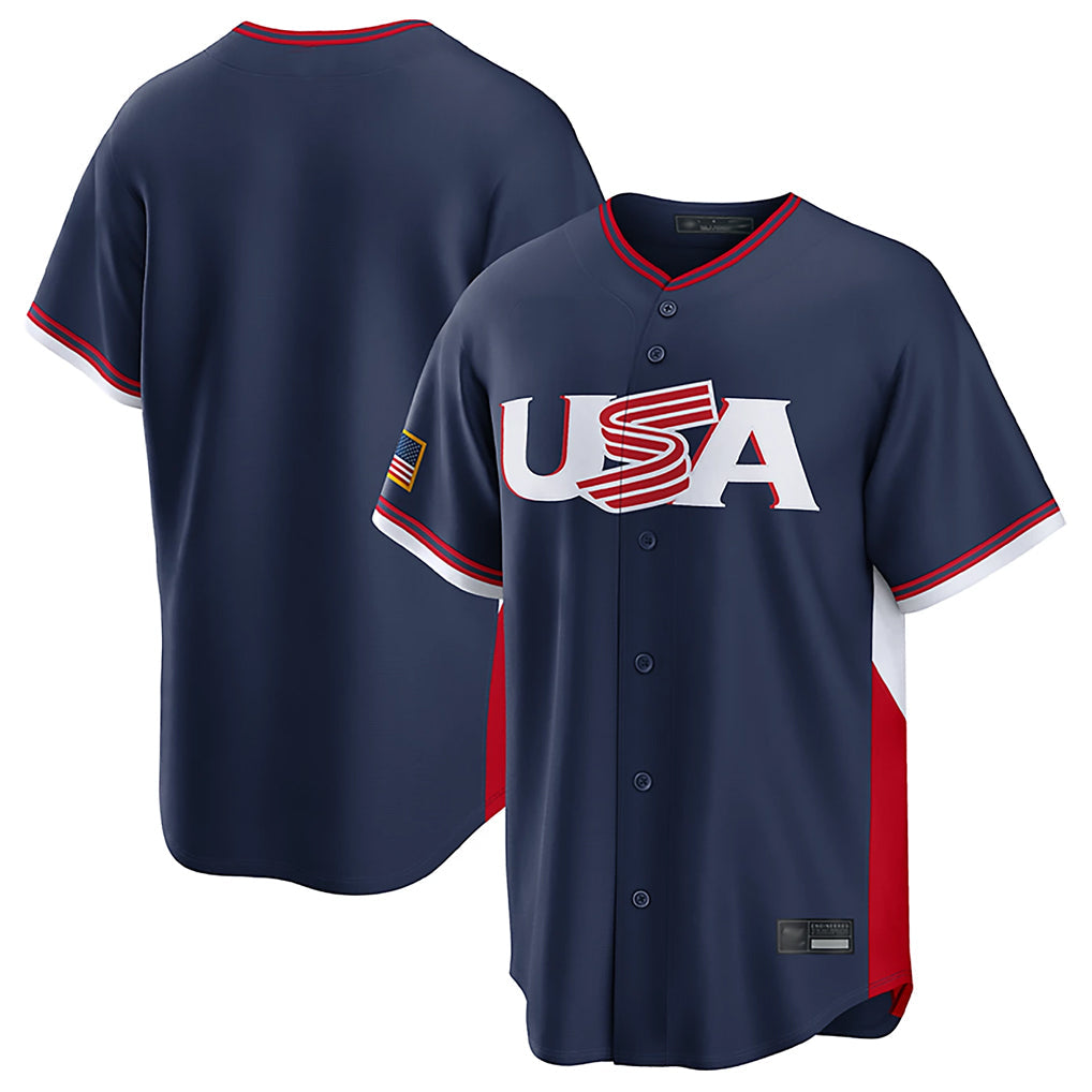 Silnrao S.Mariners ## Mariners Blank Player Navy USA 2026 World Classic Road Stitched Jerseys