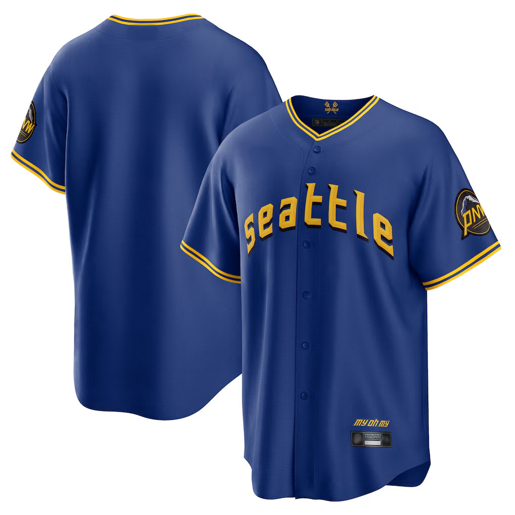 Silnrao S.Mariners ## Mariners Blank Player Royal City Connect Home Game Stitched Jerseys