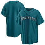 Silnrao S.Mariners ## Mariners Blank Player Teal Home Game Stitched Jerseys