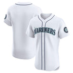 Silnrao S.Mariners ## Mariners Blank Player White Home Limited Elite Stitched Jerseys