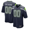 Silnrao Custom S.Seahawks Home Game Stitched Jerseys