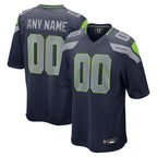Silnrao Custom S.Seahawks Home Game Stitched Jerseys