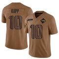 Silnrao S.Seahawks #10 Cooper Kupp Player Brown Salute To Service Limited Stitched Jerseys