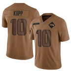 Silnrao S.Seahawks #10 Cooper Kupp Player Brown Salute To Service Limited Stitched Jerseys