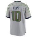 Silnrao S.Seahawks #10 Cooper Kupp Player Gray Rivalries Collection Game Stitched Jerseys