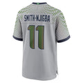 Silnrao S.Seahawks #11 Jaxon Smith-Njigba Player Grey Rivalries Collection Game Stitched Jerseys