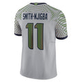 Silnrao S.Seahawks #11 Jaxon Smith-Njigba Player Grey Rivalries Collection Limited Stitched Jerseys