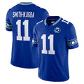 Silnrao S.Seahawks #11 Jaxon Smith-Njigba Player Royal 50th Season Vapor F.U.S.E. Limited Stitched Jerseys