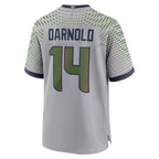 Silnrao S.Seahawks #14 Sam Darnold 2025 Rivalries Collection Game Jersey - Wolf Gray Stitched Jerseys