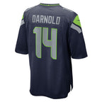 Silnrao S.Seahawks #14 Sam Darnold College Navy Team Game Stitched Jerseys