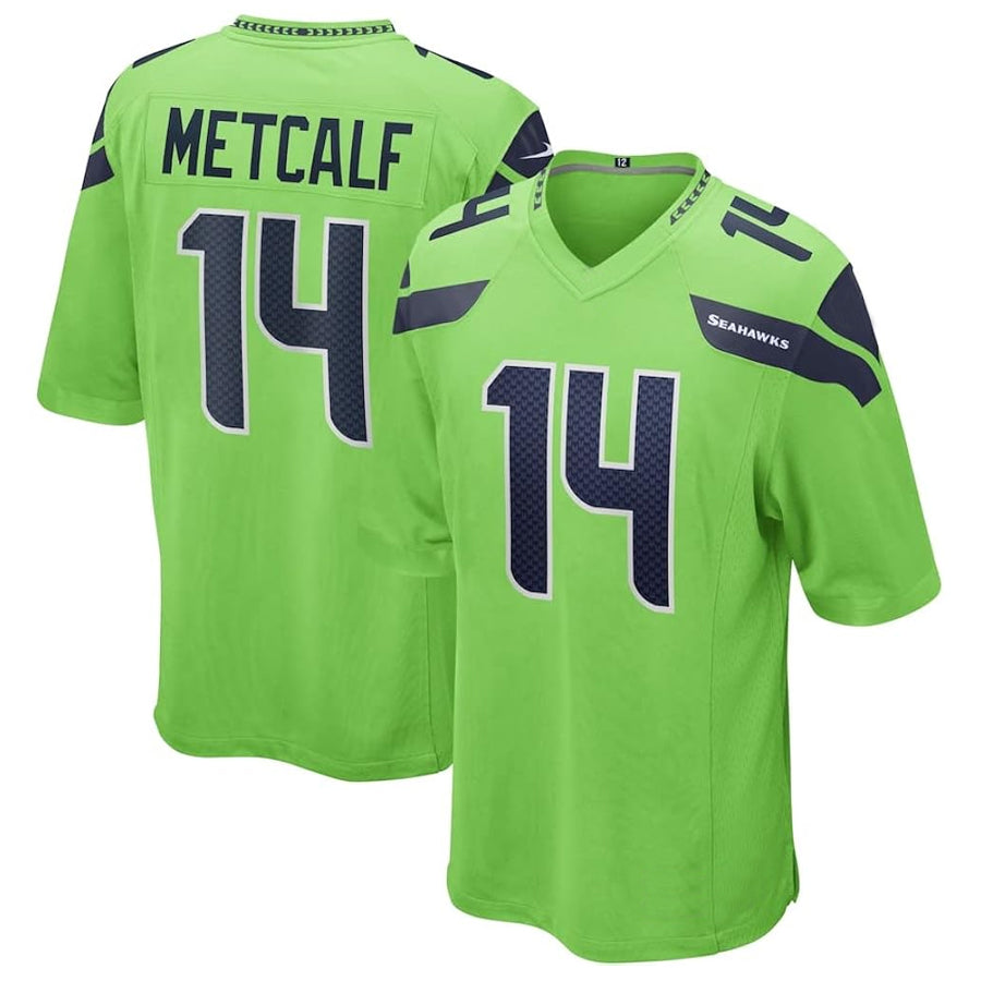 Silnrao S.Seahawks #14 Sam Darnold Player Green Home Game Football Jerseys